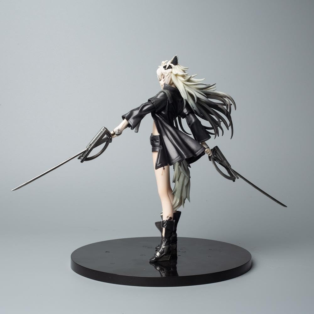 Lappland Figure Fighting Lappland Figurine 24cm/9.4nch Handmade PVC Anime Cartoon Manga Game Character Model Statue Collectible Craft Gift