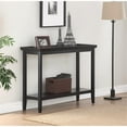 thumbnail image 1 of Pemberly Row Table Console Moderne, Fini Bois Noir, 1 of 5