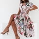 thumbnail image 5 of Vestido largo bohemio Fridja con estampado y cinturón para Mujer, 5 of 9
