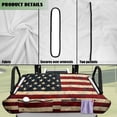thumbnail image 6 of Uorisanigo Golf Cart Seat Cover for 2 Person Seats, Retro American Flag Golf Club Car Accessories, Non-Slip Golf Cart Seat Towel Blanket with 4 Pockets, for Golf Lovers, 6 of 7