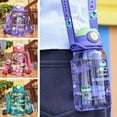thumbnail image 2 of 600ml Straw Cup Cute Cartoon Water Bottle Kids Water Cup Tumbler Cartoon Plastic Mug, 2 of 8