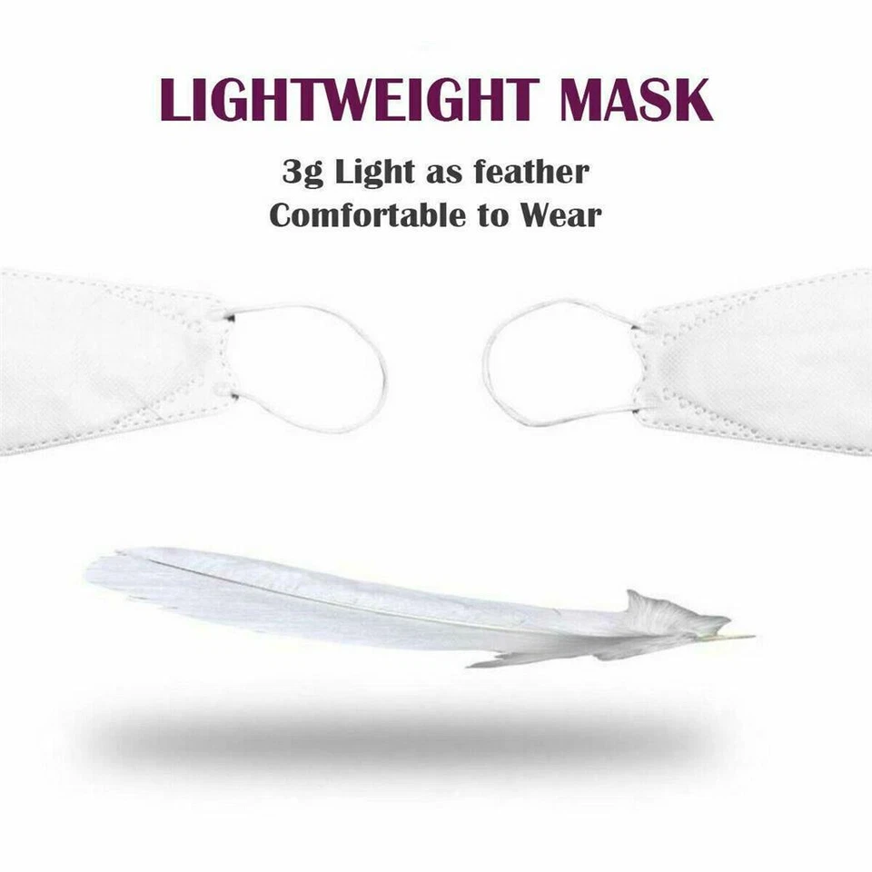 CIRCLE- [Made In Korea] Protective Disposable Face Mask (White) (4 Layer) (10 Pack)