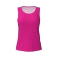 thumbnail image 6 of Sigee Darkmagenta for Women's Workout Tank Top,Running Tank Tops,Sleeveless Gym ClothesX-Large, 6 of 8