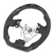thumbnail image 4 of LED Race Digital Display Steering Wheel, Carbon Fiber LED  Lights Display Steering Wheel Replacement For  G35 2003-2007, 4 of 8