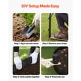 thumbnail image 5 of VEVOR Galvanized Steel Landscape Edging, 6-Pack 40 x 8.15 Inch Metal Edging for Landscaping with Gloves, Easy-to-Install, Heavy Duty Metal Garden Edge Border for Flower Bed, Yard Pathway, 5 of 9