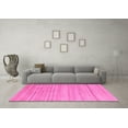 thumbnail image 3 of Ahgly Company Indoor Rectangle Solid Pink Modern Area Rugs, 7' x 10', 3 of 4