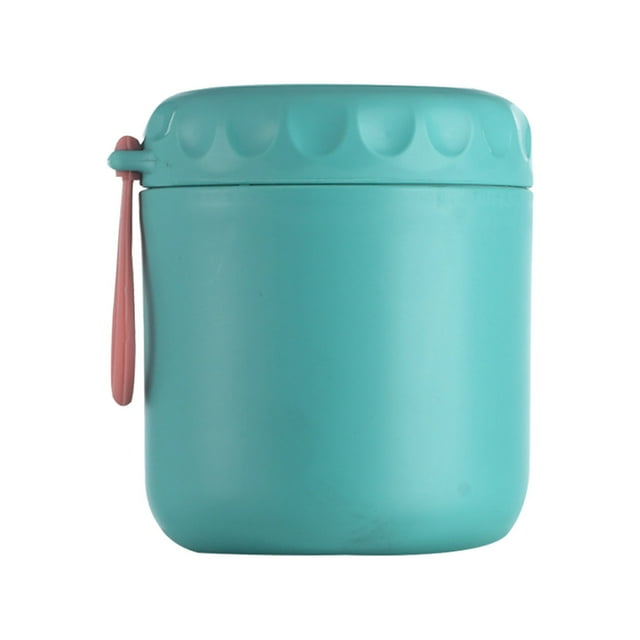 Pot Alimentaire Isolé Glass&Bottle 16oz pour Enfants / Contenant de Lunch en Acier Inoxydable Scellé sous Vide pour Repas Chauds / Étanche, Portable, Rangement Alimentaire