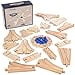 thumbnail image 3 of Brybelly TCON-13 Switch Track Wooden Train Set, 3 of 4