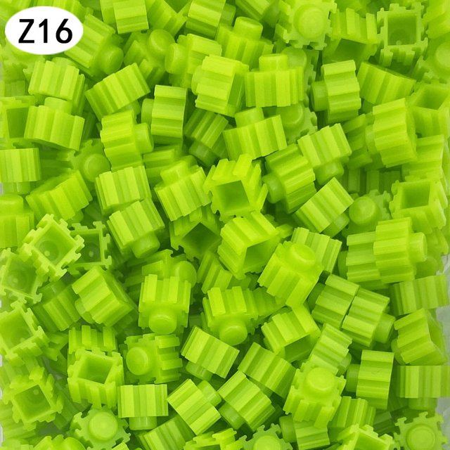100 piezas de bloques de construcción de microdiamantes de 8 x 8 mm con diseño de píxeles en 20 colores, ladrillos pequeños 3D para bricolaje, juguetes educativos para niños