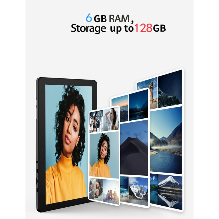 Victure 10.1 Inch Android 12.0 Gaming WiFi Tablet, 6GB RAM, 128GB