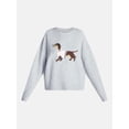 thumbnail image 5 of No Boundaries Motif Sweater, Lightweight, Women's and Women's Plus XXS-4X, 5 of 6