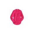 thumbnail image 1 of Camisa Semitransparente con Botones Aeropostale para Mujer Rosa Mediana, 1 of 1