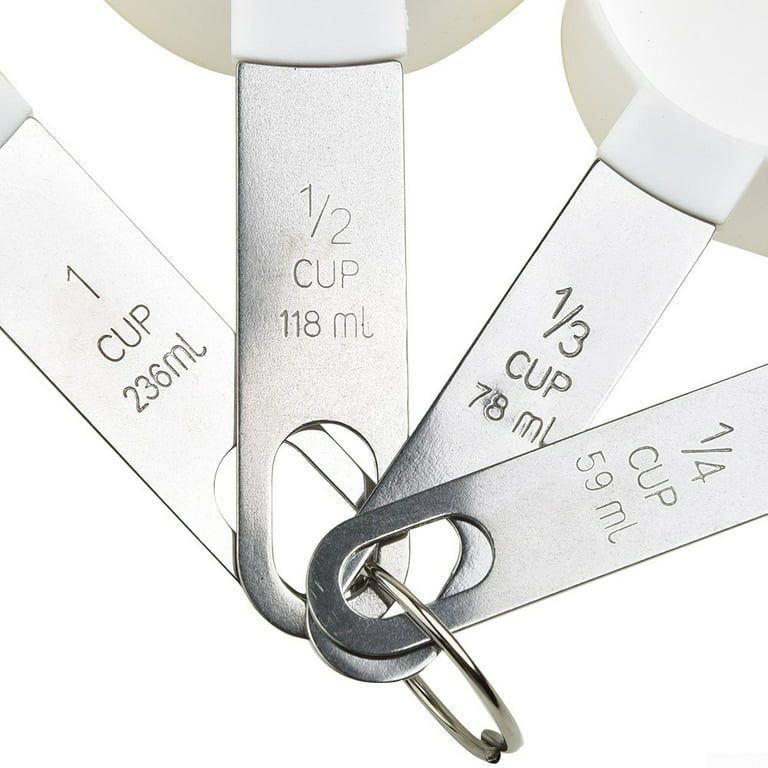 Hastings Home Stainless Steel Measuring Cup Set in the Kitchen Tools  department at