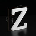 thumbnail image 2 of Wooden Letters Z 4.3 Inch Wooden Alphabet Letters Decoration for DIY, 2 of 6