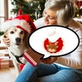 thumbnail image 5 of PuSpu Christmas Celebration Supplies Pet Knitted Scarf Christmas Scarf Warm Handmade Collar Decoration Christmas Indoor/Outdoor Decoration, 5 of 5