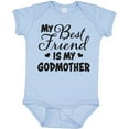 thumbnail image 3 of Inktastic My Best Friend is My Godmother with Hearts Boys or Girls Baby Bodysuit, 3 of 5