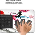 thumbnail image 6 of Extended Gaming Mouse Pad Large Size 31.5x11.8 inches Nonslip Rubber Base Desk Mat Stitched Edges Mousepad, Watercolor Cherry Blossom, 6 of 6