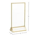 thumbnail image 2 of Great Northern Popcorn 5x7 Picture Frame 6-Pack for Table Numbers, Gold, 2 of 11