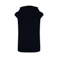 thumbnail image 6 of Aboser Womens Casual Cap Sleeve Hoodies Drawstring Loose Fit Sweatshirts Solid Color Hooded Shirts Lightweight Breathable Hoodie Tops with Pocket Navy S, 6 of 8