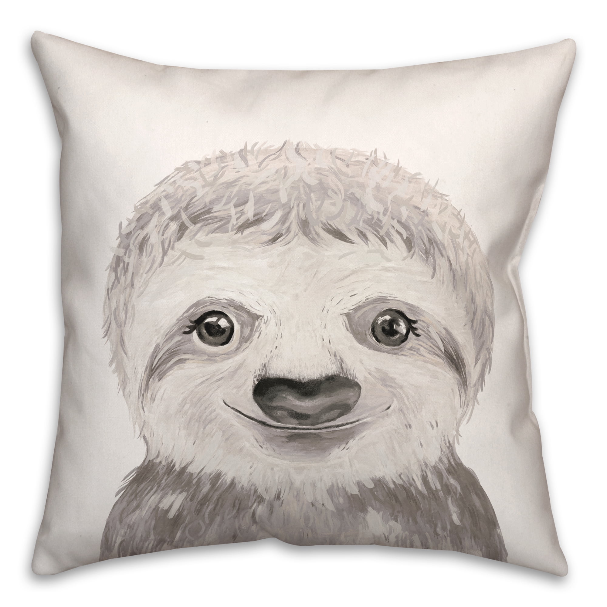Creative Products Baby Sloth 18 x 18 Spun Poly Pillow