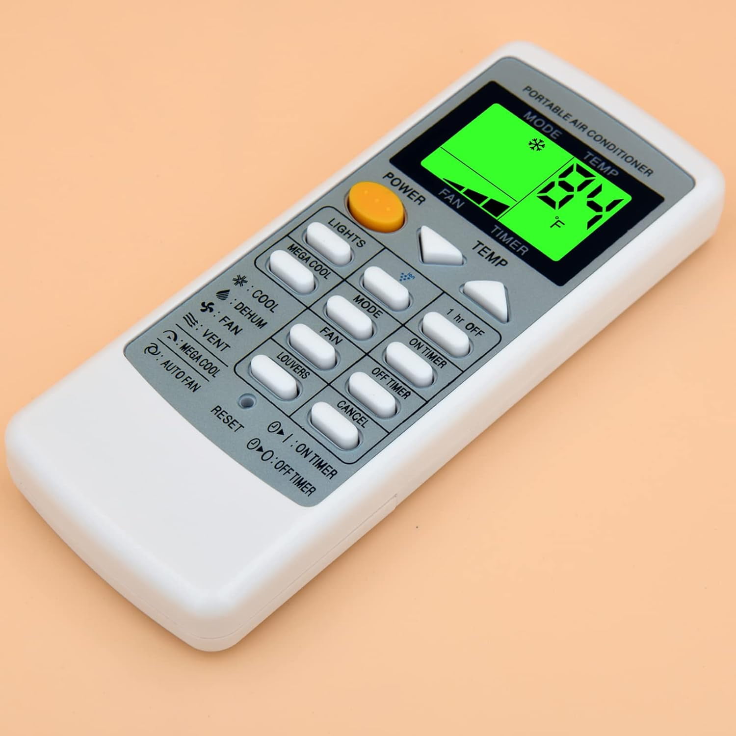 Replacement for Sharp Air Conditioner Remote Control Model
