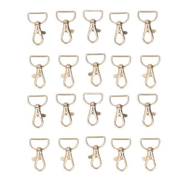 Clips para llavero, 20 piezas, Clip para llavero, ganchos para llavero de zinc, Clip para llavero, diseño de próxima generación Jadeshay A