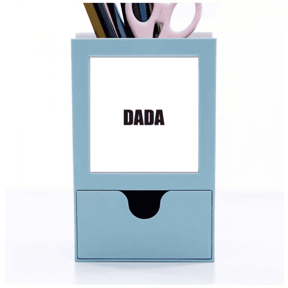 Anarchy Antiwar Dada Art Art Deco Fashion Desk Supplies Organizer Pen Holder Card