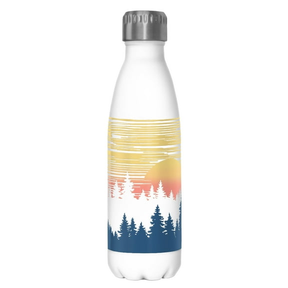 Lost Gods Sunset Vibes  Stainless Steel Water Bottle White 17 oz.
