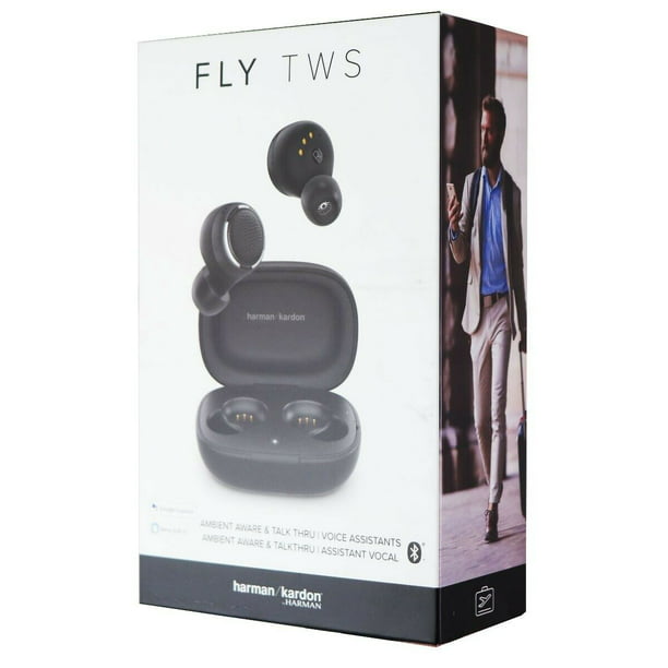 Harman Kardon Fly TWS Wireless Headphones - Black - Walmart.com