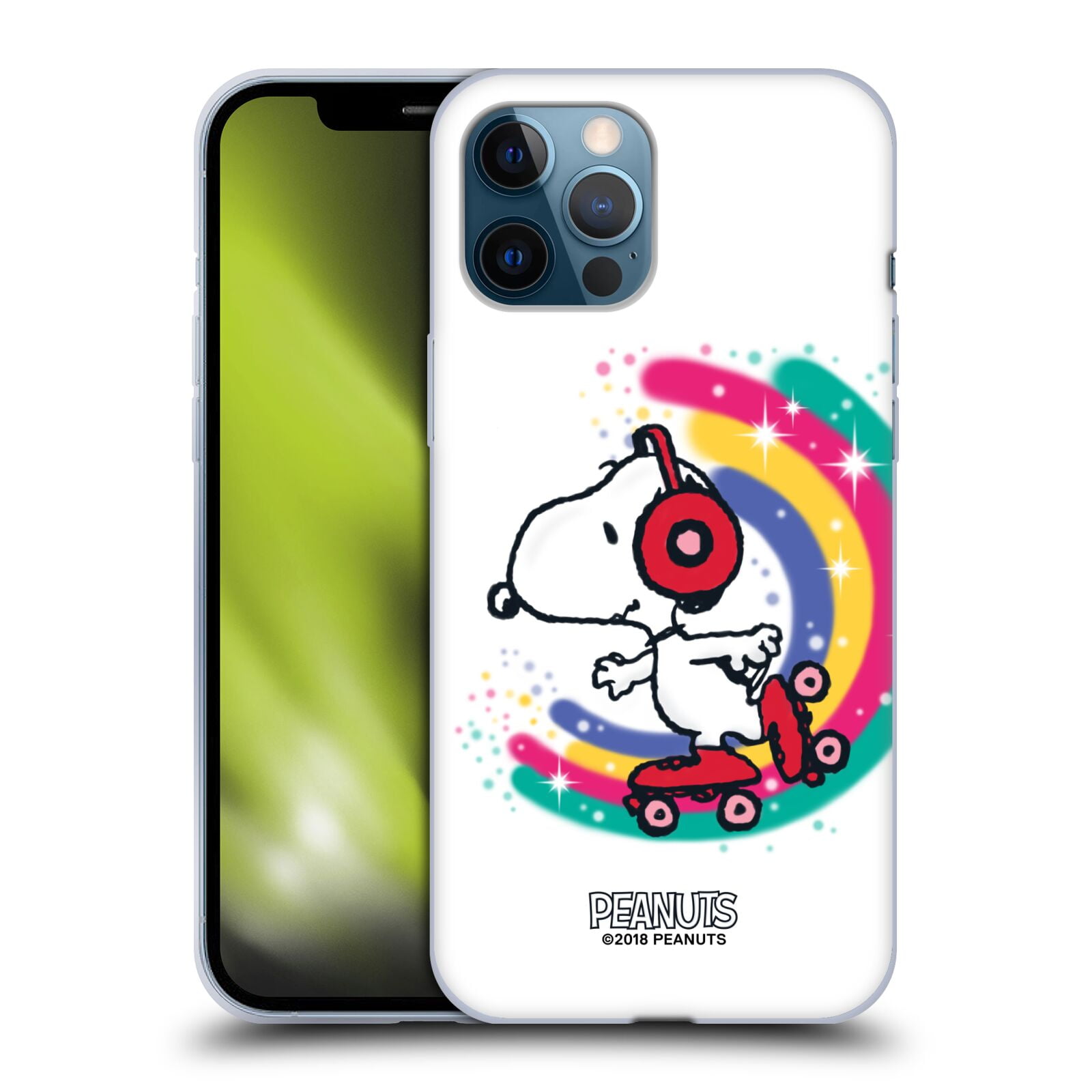 Head Case Designs Officially Licensed Peanuts Snoopy Boardwalk Airbrush Colourful Skating Soft Gel Case Compatible With Apple Iphone 12 Pro Max Walmart Com Walmart Com