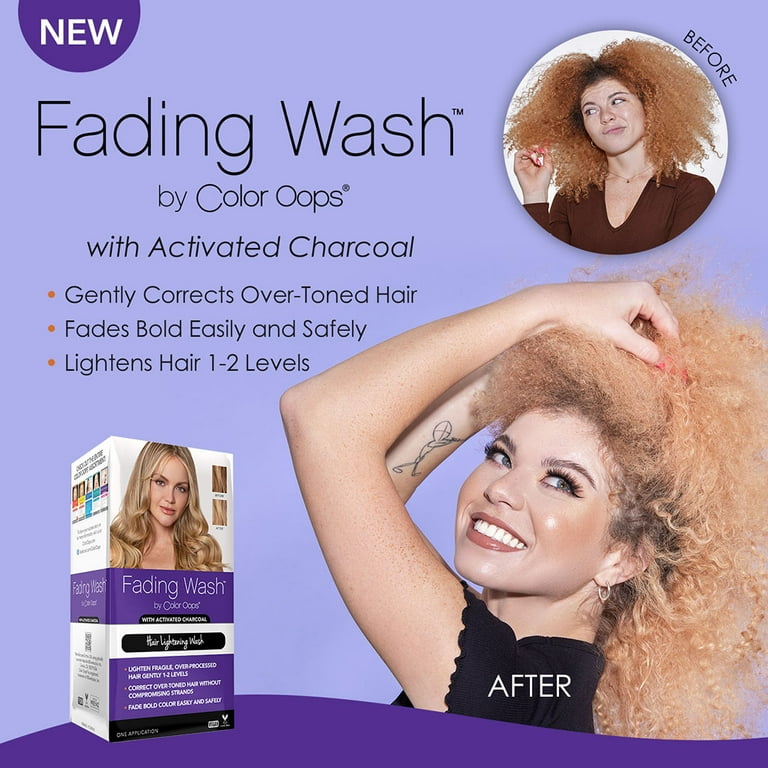 Color Oops Fading Wash Kit with Activated Charcoal