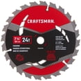 thumbnail image 2 of Hoja de sierra circular CRAFTSMAN CMAS3725243, 24 dientes, 184 mm, paquete de 3, 2 of 6