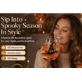 thumbnail image 5 of 1PC Halloween Drinking Glass,2D Witch Hat Printed Design Gothic Decor Tumbler,Stemless Glass Drinking Glass for Halloween Parties and Holiday Gatherings., 5 of 5