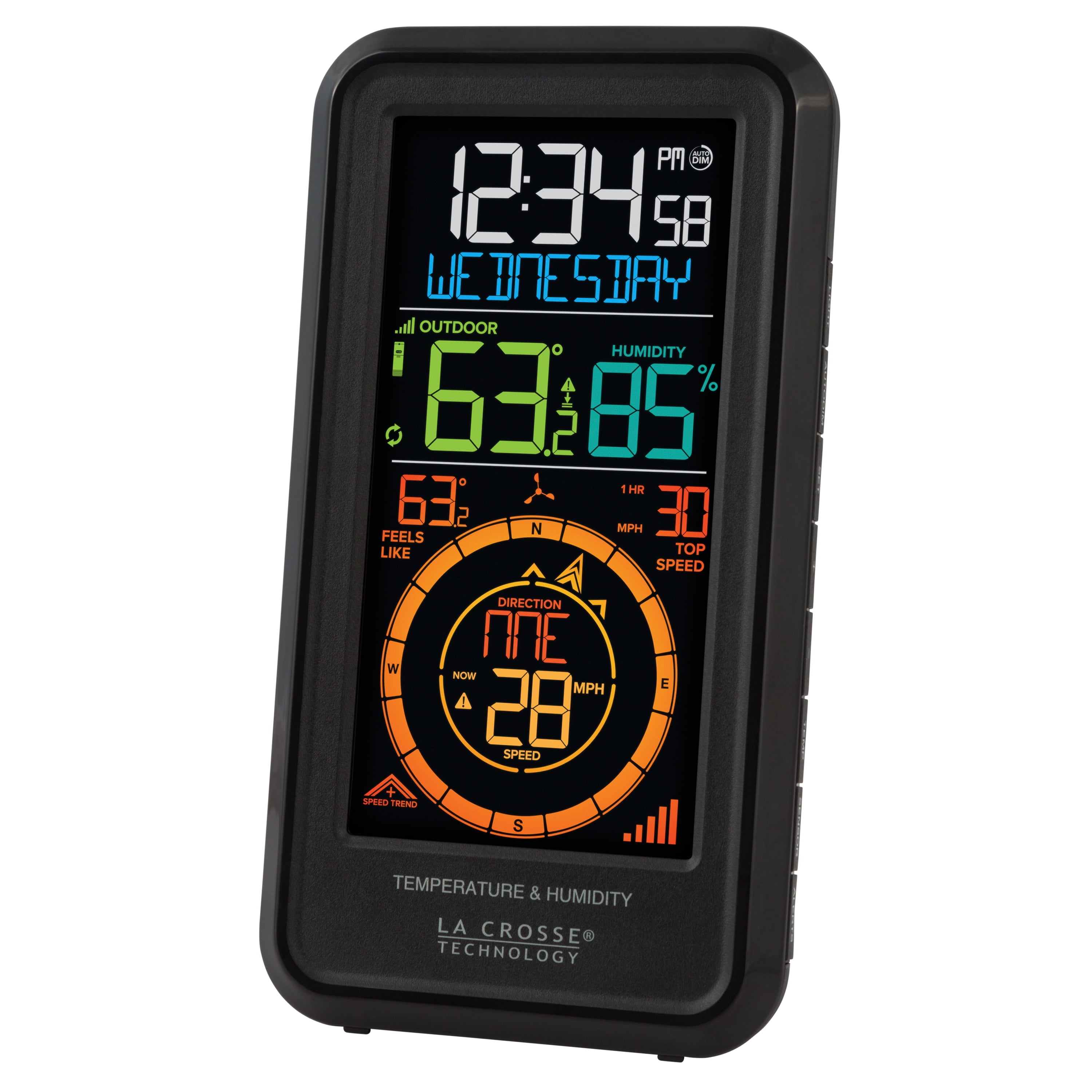 La Crosse Technology Wireless Weather Station with Temperature, Wind, and Humidity, S81120-INT
