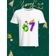 thumbnail image 1 of Funny Grinch Number 67 Christmas Theme T - Shirt, Fun Christmas Atmosphere Short - Sleeve Top. This T - shirt features the number 67 with a Grinch design, combining the words "six" and "seven" in a f, 1 of 6
