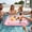 Pink_Hot#106, variant on Inflatable Pool Cooler, Floating Ice Serving Tray for Drinks and Snacks, Thickened PVC Pool Party Beach Lake Accessory