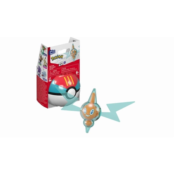 Set de construcción de juguete Mega Brands Rotom Pokébola, 17 piezas