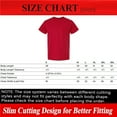 thumbnail image 2 of Gildan Short Sleeve Pocket T-Shirt - Dryblend, Men Crewneck Classic Fit Tee, Red, M, 2 of 5