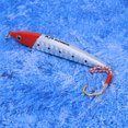thumbnail image 3 of Señuelo de cebo duro tipo sumergido de 6,5 cm con gancho único, accesorio de pesca con plumas3 #, 3 of 8