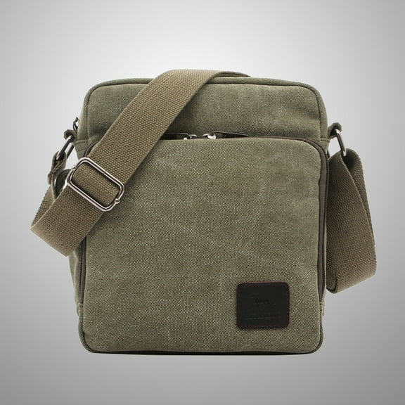SOPOTUTU Olive Crossbody Bag for Men with Multiple Pockets, and Stylish Everyday Carry