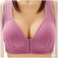 thumbnail image 2 of Entyinea Bra for Women Push up Underwire Seamless Padded T-Shirt Bra Z10-Purple 38, 2 of 5