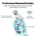 thumbnail image 4 of 2026 New Upgraded Quiet Dog Nail Grinder, Professional 2-Speed Rechargeable Pet Nail Trimmer for Small/Medium/Large Dogs & Cats, Painless Paw Grooming with 2 Replacement Grinding Heads (M5), 4 of 7