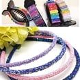 thumbnail image 3 of HUGFEGWE 5 Yards 6mm Sequins Rope Sequins Rhinestone Tube Cord Rope Resin Rhinestone Trims PVC Rhinestones Rope Wedding Dress Costume Applique Jewelry Accessory Crafts Bows Bags Earrings DIY Handmade, 3 of 7