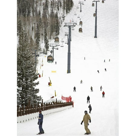 Lions Head Village Ski Run, Vail Ski Resort, Rocky Mountains, Colorado, USA Print Wall Art By Richard