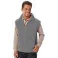thumbnail image 1 of BlueGeneration Adult Polar Fleece Sleeveless Vest - Grey Large Solid, 1 of 1