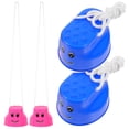 thumbnail image 1 of 4Pcs Children Stilts Toy Smiling Face Design Stilts Kids Stepper Toy Balance Training Toy, 1 of 8