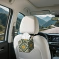 thumbnail image 6 of Classical Retro Patterned Tissue Storage Box Square Foldable Tissue Box Holder Waterproof Leather Paper Towel Case Cover Container Organizer for Bedroom Office Car 13 * 13 * 13cm, 6 of 8