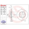 thumbnail image 2 of Brembo Brake Rotor 09525410C02 Vented; One Piece Design; Wheel Bolt Pattern 5 x 114.3 Millimeter; 142.8 Millimeter Hat Inside Diameter; 68 Millimeter Hub Diameter; Gray Cast Iron; Single, 2 of 2