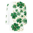 thumbnail image 4 of FDGIU ‌‌‌‌Women's St. Patrick's Day T-Shirt - Short Sleeve Crew Neck Shamrock Graphic Tee, 4 of 5