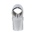 thumbnail image 4 of 1 Piece Aluminum Alloy Connecting Joint Fixing Parts, 25mm Inner Diameter Silver For Round Pipe Frame, Scaffolding, Display Rack, Drying Rack, 4 of 5